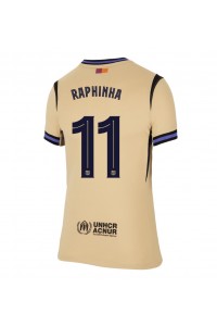 Fotbalové Dres Barcelona Raphinha Belloli #11 Dámské Venkovní Oblečení 2025-26 Krátký Rukáv